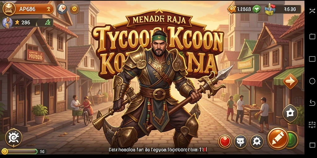Tampilan menarik dari gameplay Tycoon AP686 yang menggambarkan keseruan manajemen bisnis.