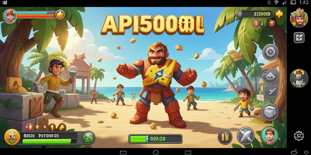 Tampilan gameplay API5000 yang seru dan penuh warna.