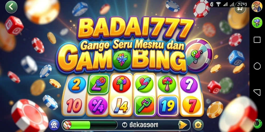 Tampilan gameplay seru dari BADAI777 dengan interaksi Bingo yang menarik.