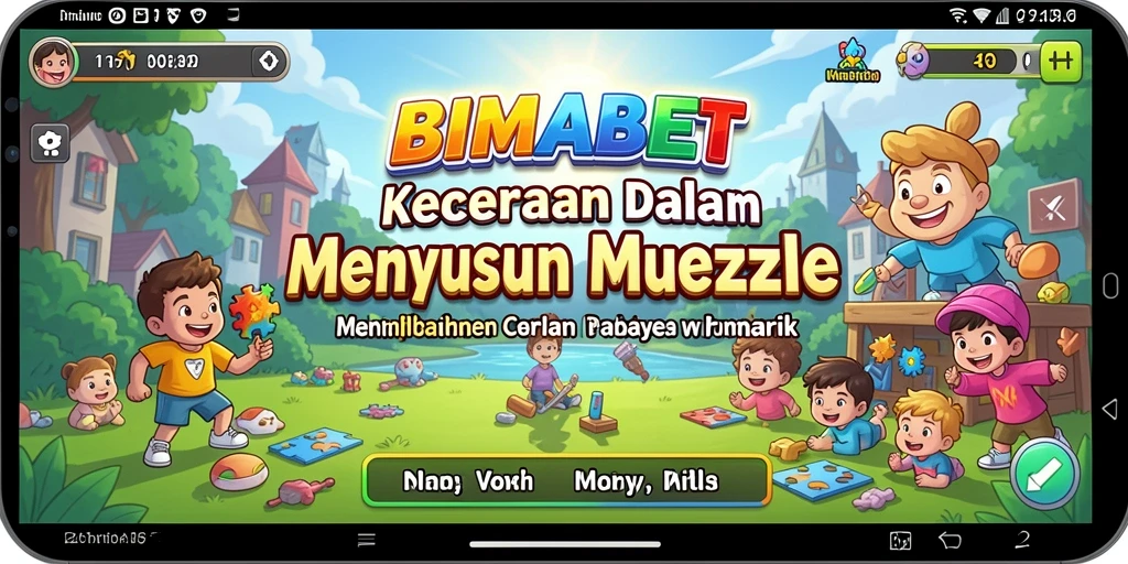 Gameplay BIMABET yang menantang dan menyenangkan dalam menyusun puzzle.