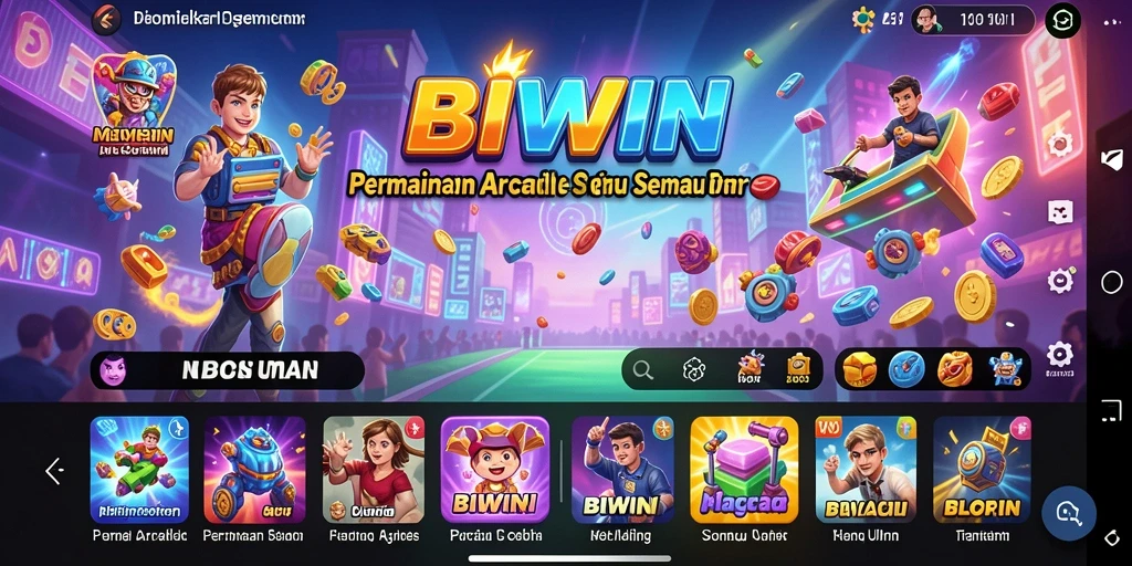 Tangkapan layar BIWIN menampilkan gameplay seru dan penuh aksi.