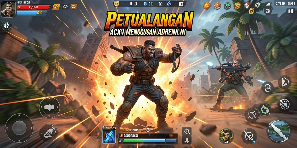 Screenshot gameplay C7890 yang menampilkan aksi seru dan menegangkan.