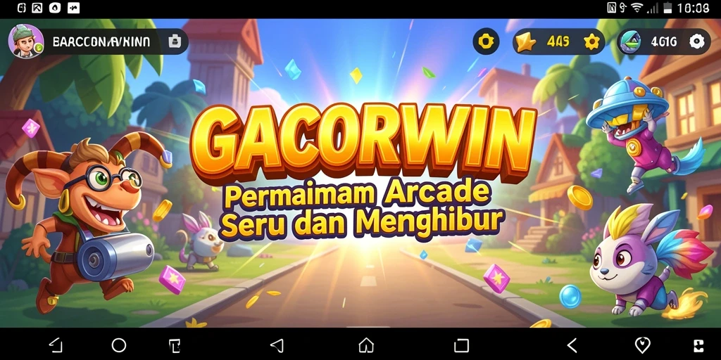 Tampilan gameplay menarik dari GACORWIN yang penuh warna.