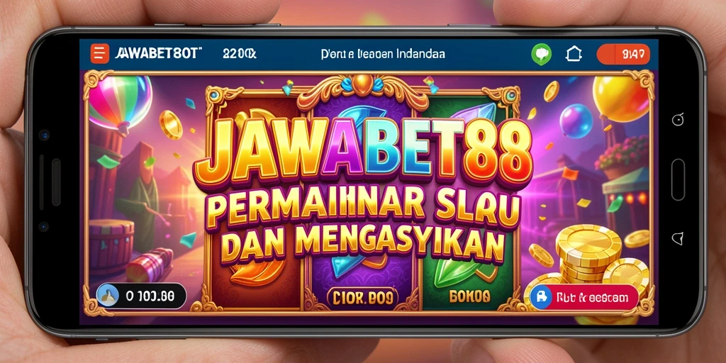 Tampilan gameplay JAWABET88 yang menarik dan berwarna-warni.