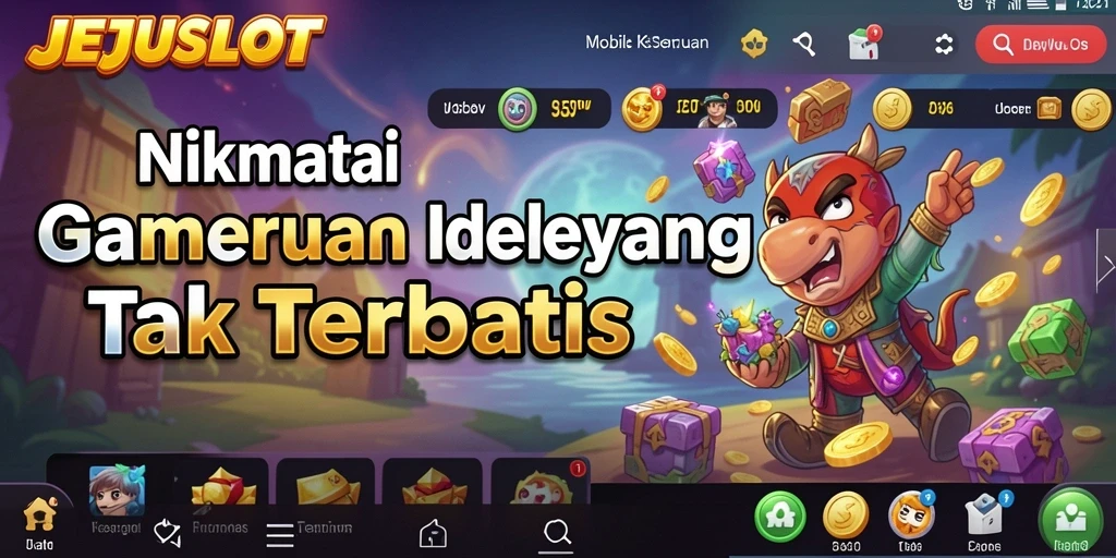 Screenshot gameplay JEJUSLOT menampilkan cara bermain Idle yang seru.