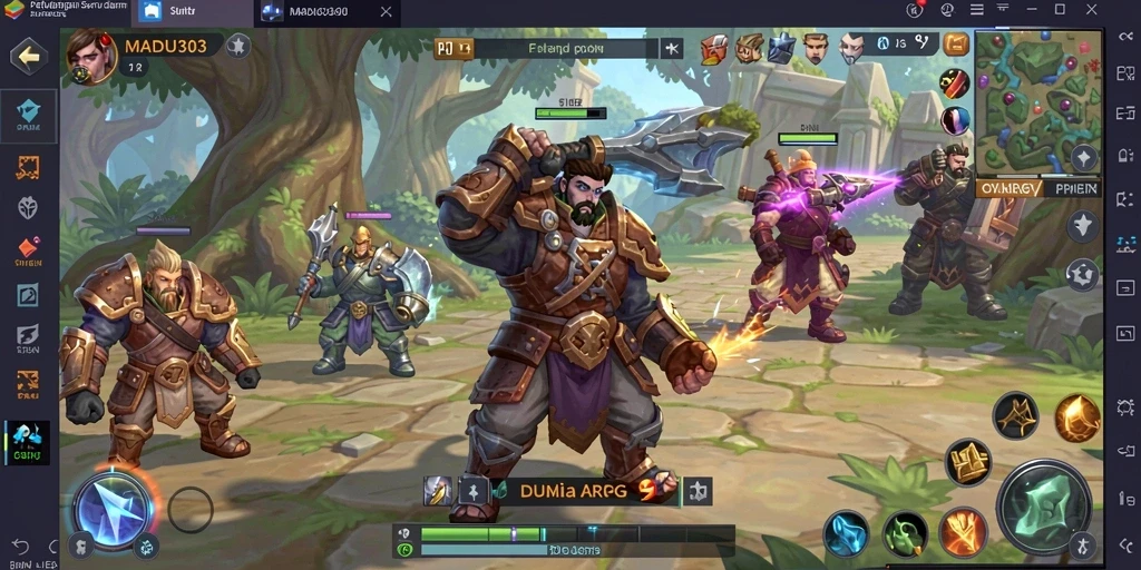 Gameplay seru di dunia fantasi MADU303.