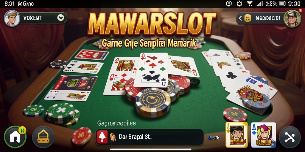 Screenshot gameplay MAWARSLOT menunjukkan serunya bermain Gaple.