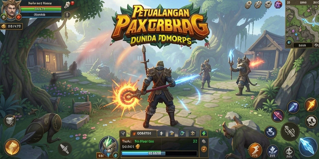 Tampilan gameplay ORA78 yang mengasyikkan dalam petualangan MMORPG.
