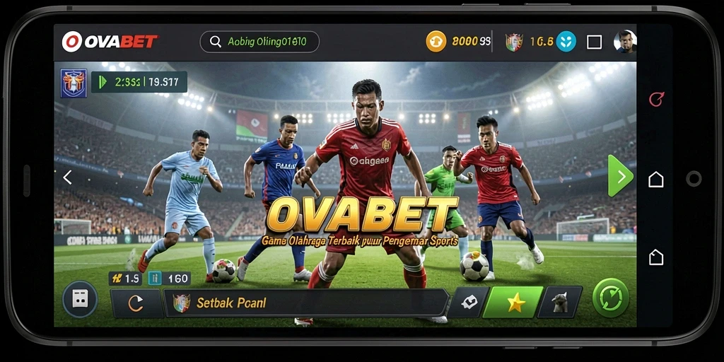 Tampilan seru dari gameplay OVABET yang penuh aksi olahraga.