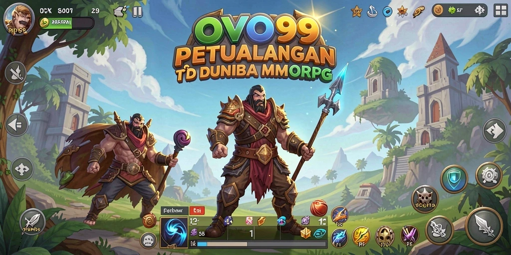 Tampilan gameplay <strong>OVO99</strong> yang memukau dan menarik perhatian.