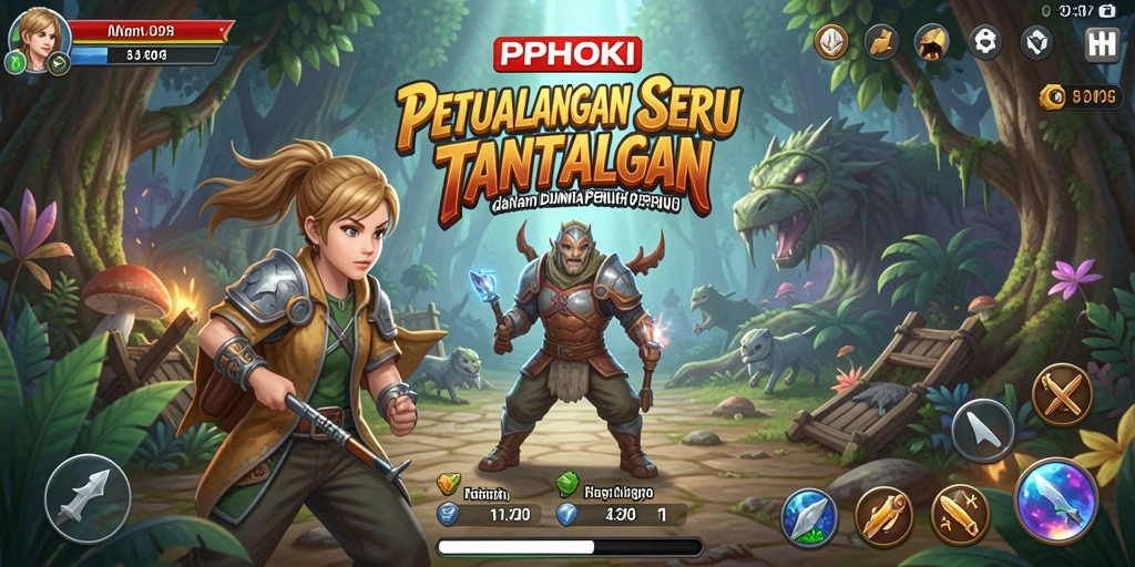 Tampilan gameplay seru dari PPHOKI di dalam petualangan yang mendebarkan.