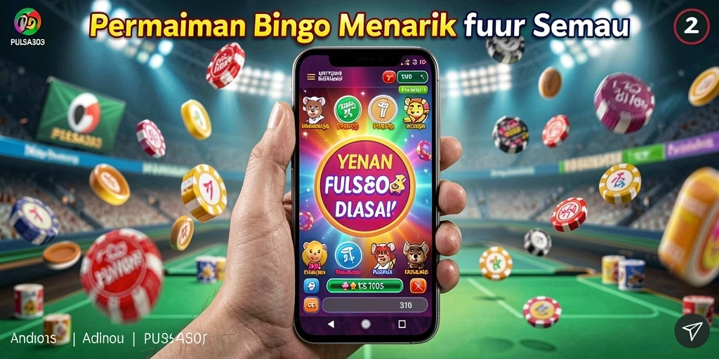 Tampilan gameplay menarik dari PULSA303 Bingo.