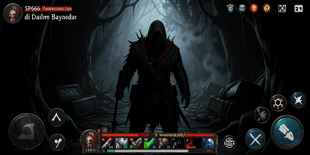 Tangkapan layar dari gameplay menyeramkan SP666 yang penuh ketegangan.