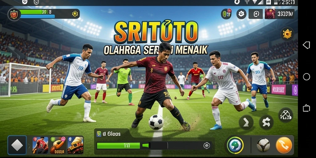 Screenshot SRITOTO menampilkan aksi intens dalam olahraga yang kompetitif.