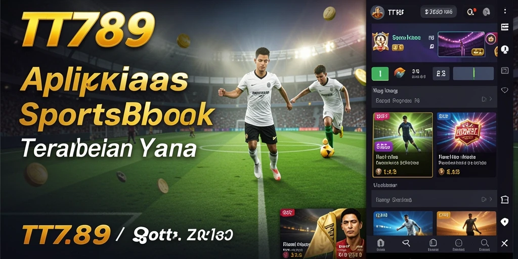 Screenshot TT789 menampilkan tampilan antarmuka di dalam aplikasi Sportsbook.