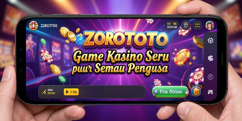 Screenshot gameplay ZOROTOTO menampilkan aksi seru dalam permainan Kasino.